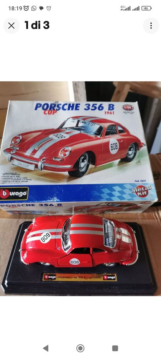 Bburago burago kit Porsche 356 B Cup 1:24 5521