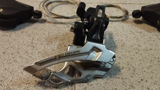 Mandos y desviador Shimano Deore 2x10