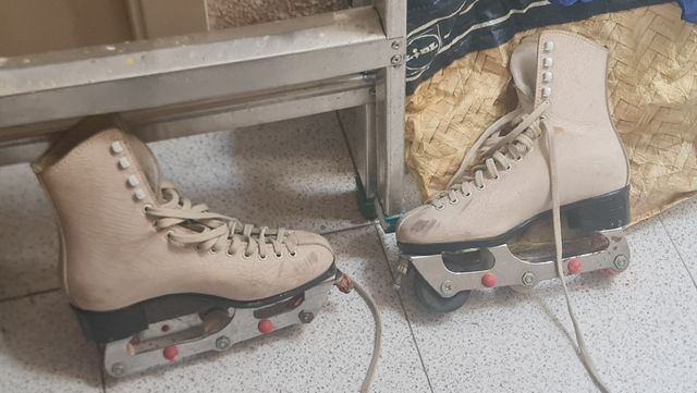 Patines Vintage Bota Blanca Nº39