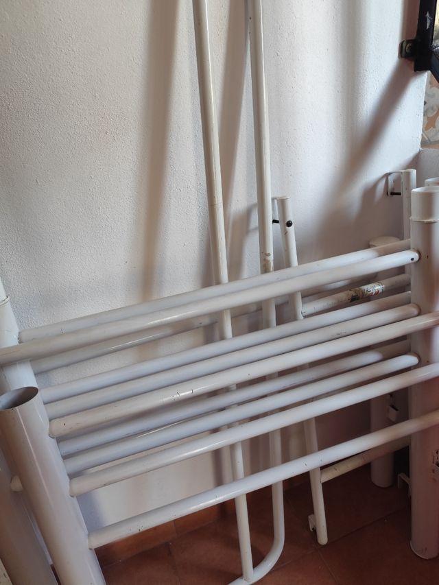 Litera blanca metal 90cm