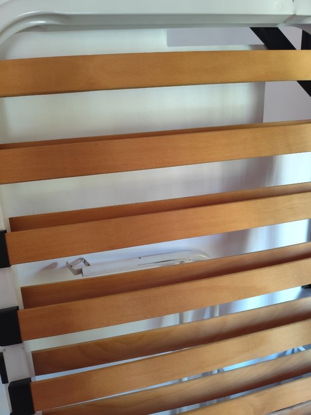 Litera blanca metal 90cm