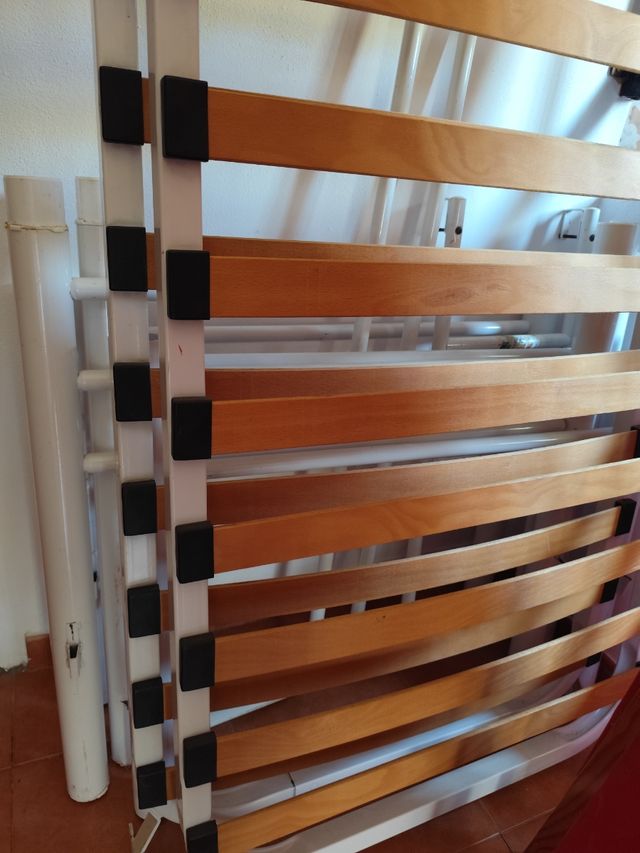 Litera blanca metal 90cm