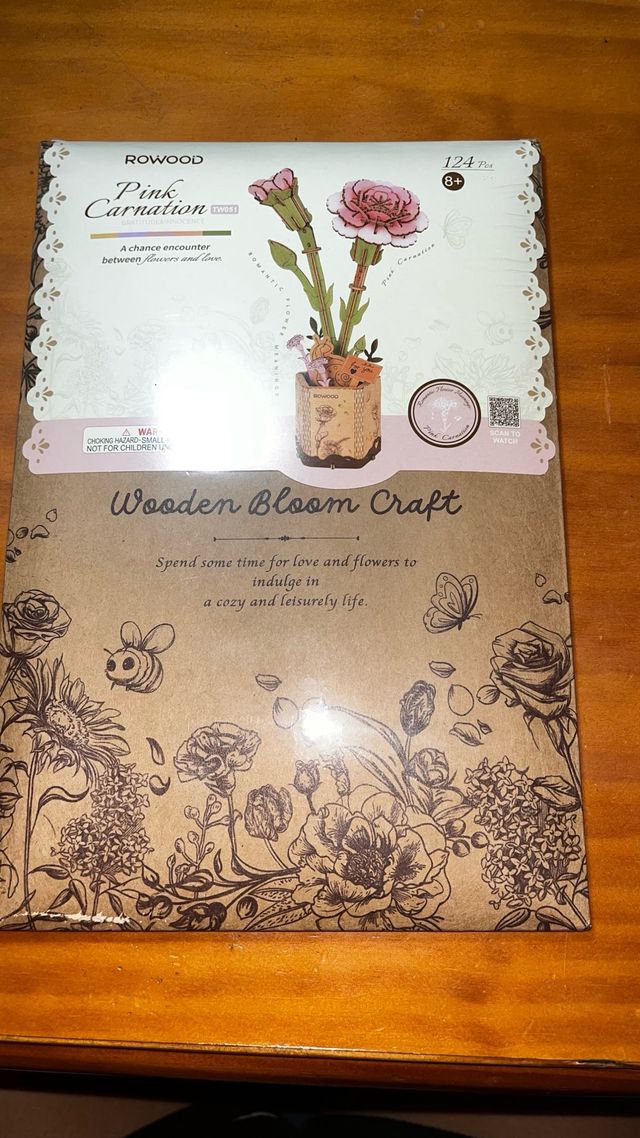 Kit Manualidades Clavel Rosa