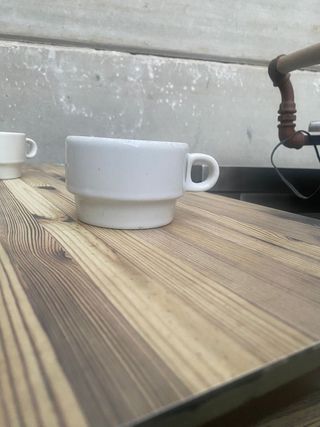 Tazas chocolate Porcelana blanca