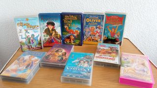 VHS Disney: 32 Películas Infantiles