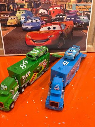 Coches Cars metal : 2 camiones + 2 coches