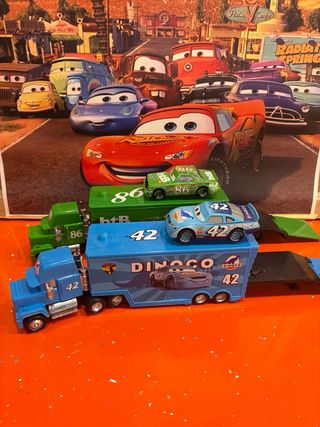 Coches Cars metal : 2 camiones + 2 coches