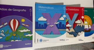 Libros Santillana quinto de primaria 