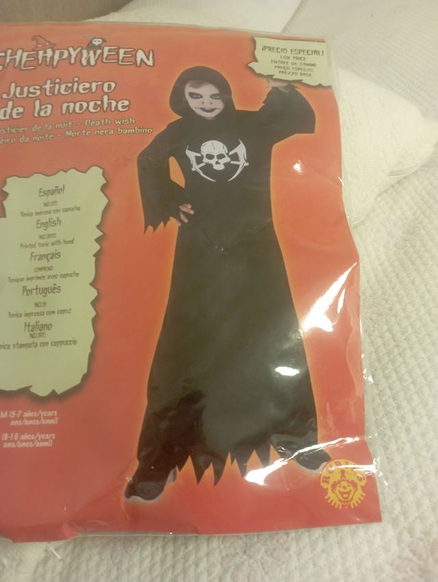 Disfraz Halloween niño 5-7 años