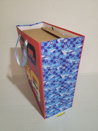 Bolsa De Hot Wheels Con Medalla Circular