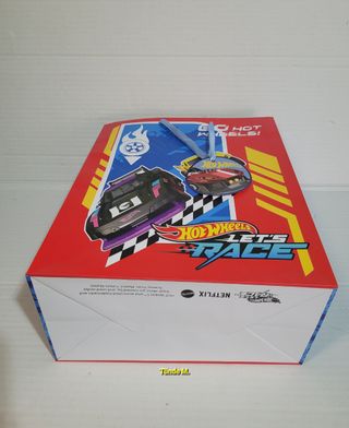 Bolsa De Hot Wheels Con Medalla Circular
