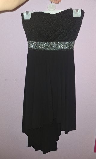 Vestido negro mujer fiesta