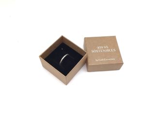 anillo oro 18k con piedra con diamante