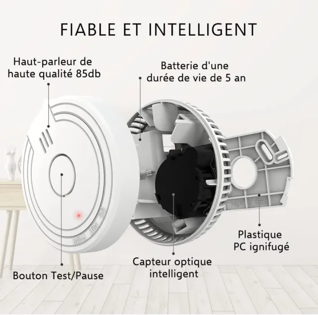 X4 Detectores Humo Elro