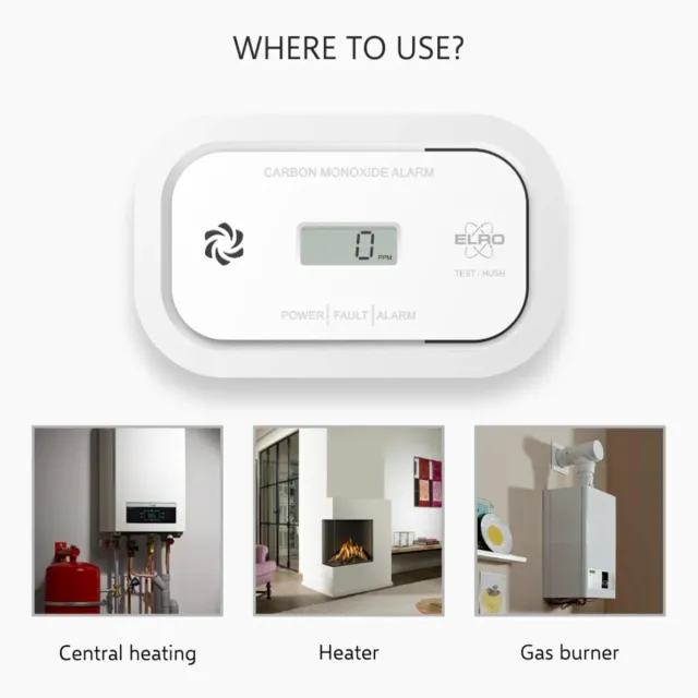 Detector monóxido de carbono