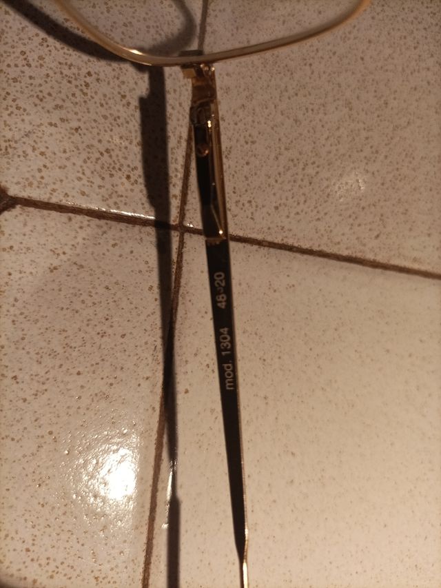 Occhiali vintage oro