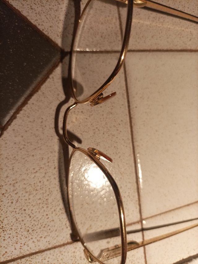 Occhiali vintage oro