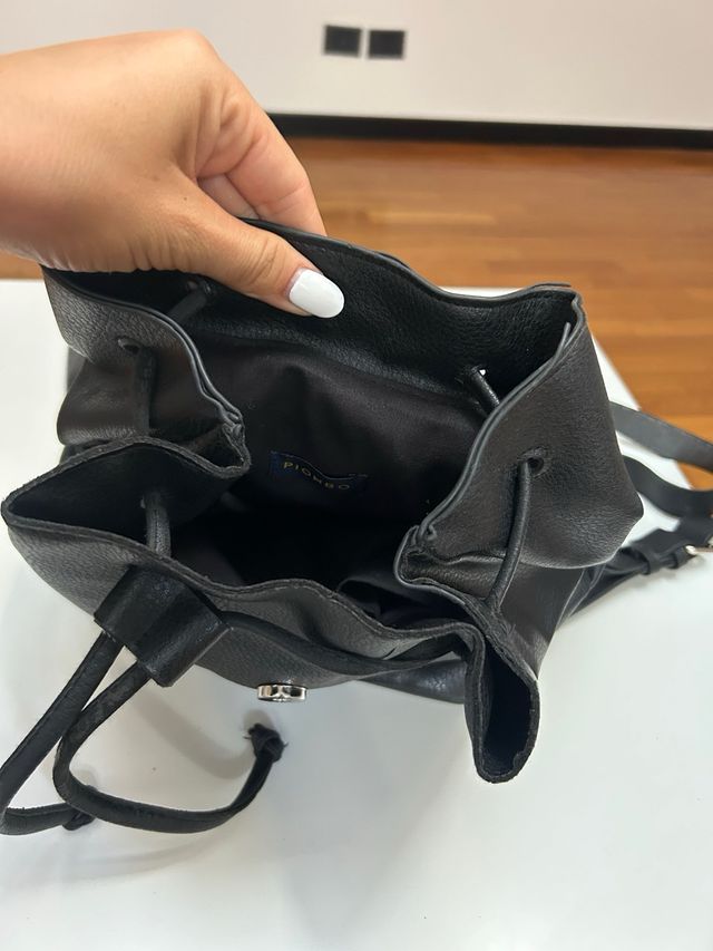 Zaino ecopelle nero elegante