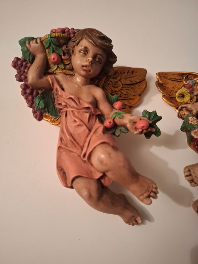 2 Angelitos Vintage Decorativos
