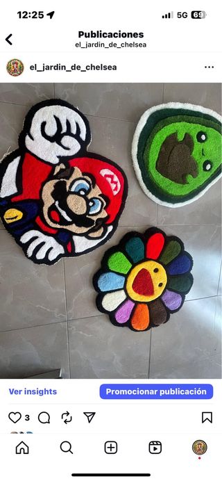 Alfombra Mario personalizada