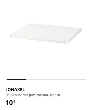 Estanteria metálica blanca con 4 cestas, JONAXEL