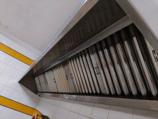 Campana extractora acero inoxidable con motor 