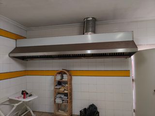 Campana extractora acero inoxidable con motor 
