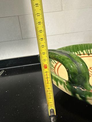Frutero antiguo cerámico