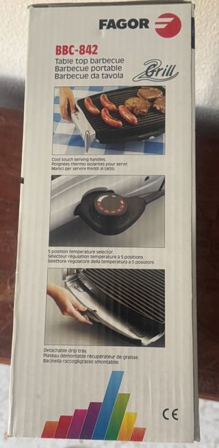 Barbacoa eléctrica Fagor BBC-842