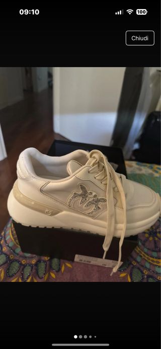Pinko Sneakers Beige - Scarpe