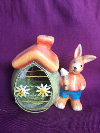 Coniglietto Pasqua Ceramica