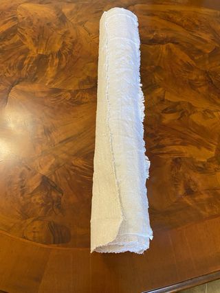 Tela grezza Canapa mt. 5,60 x 0,69 tessuta a mano