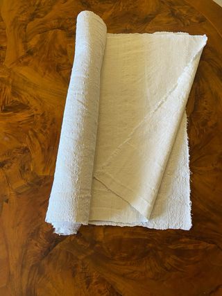 Tela grezza Canapa mt. 5,60 x 0,69 tessuta a mano