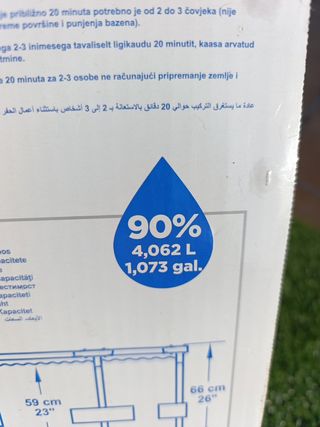 Piscina 3.05m Steel Pro - desmontable