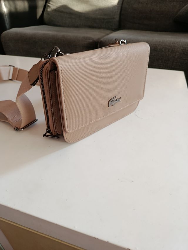 Bolso beige hombre
