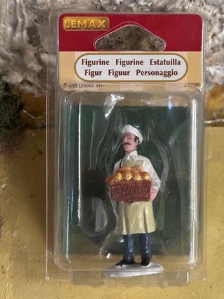 Figura Lemax Fornaio con Pane