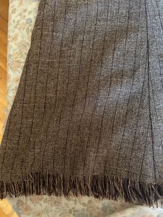 Falda marrón - Corte evasé