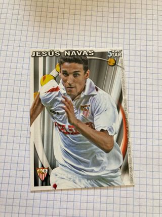 Cromo Jesús Navas Sevilla FC