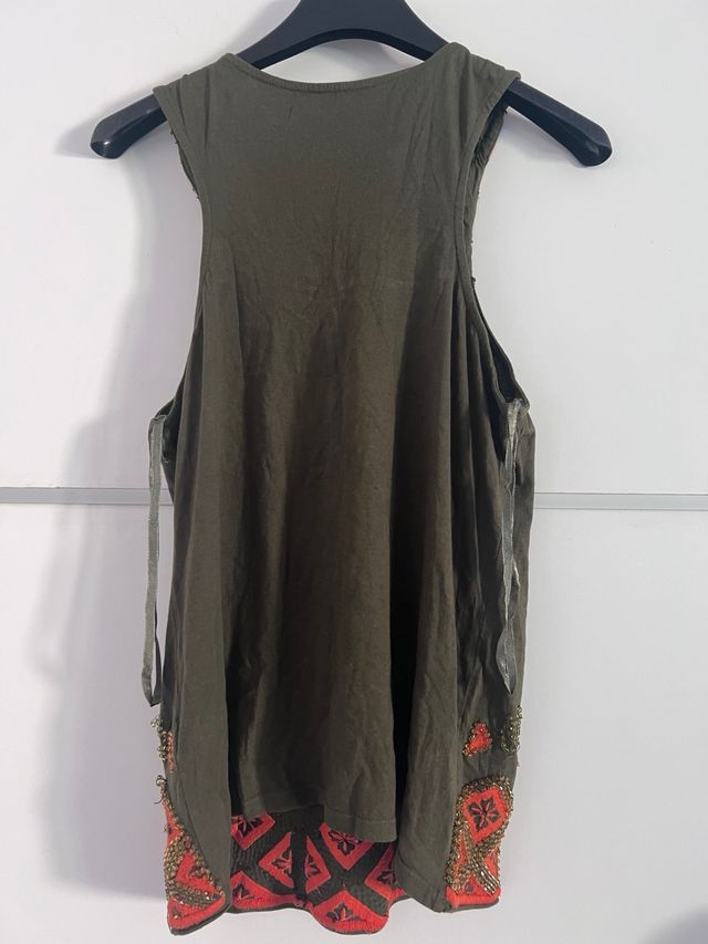 Vestito Zara verde oliva M