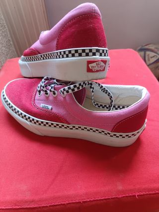 Vans Era Platform Rosa-Rojo
