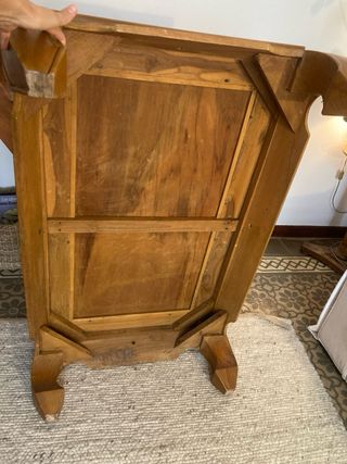 Mesa centro madera teca 120x75x36cm