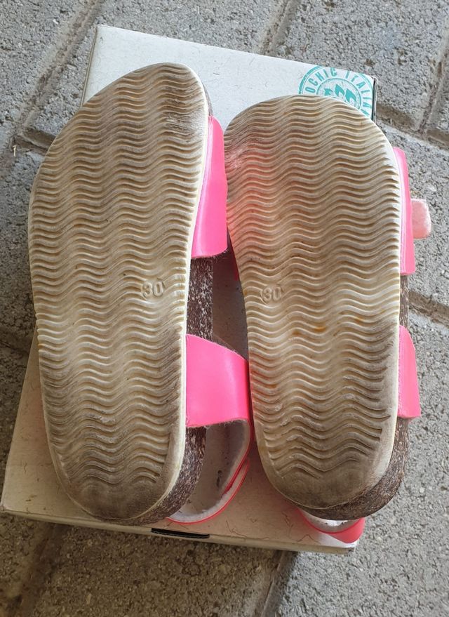 Sandali Biochic bimbo rosa fluo 30