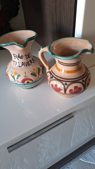 Jarras Talavera: 2 piezas