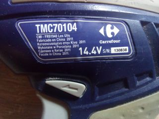 Taladro atornillador Carrefour 14.4V