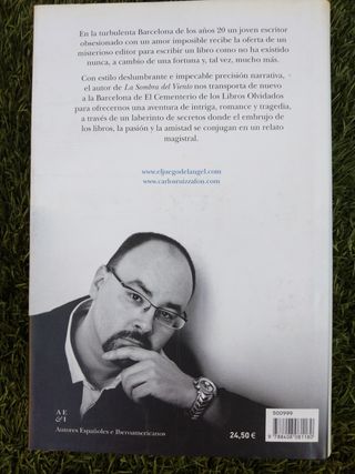 Novela "El juego del ángel"