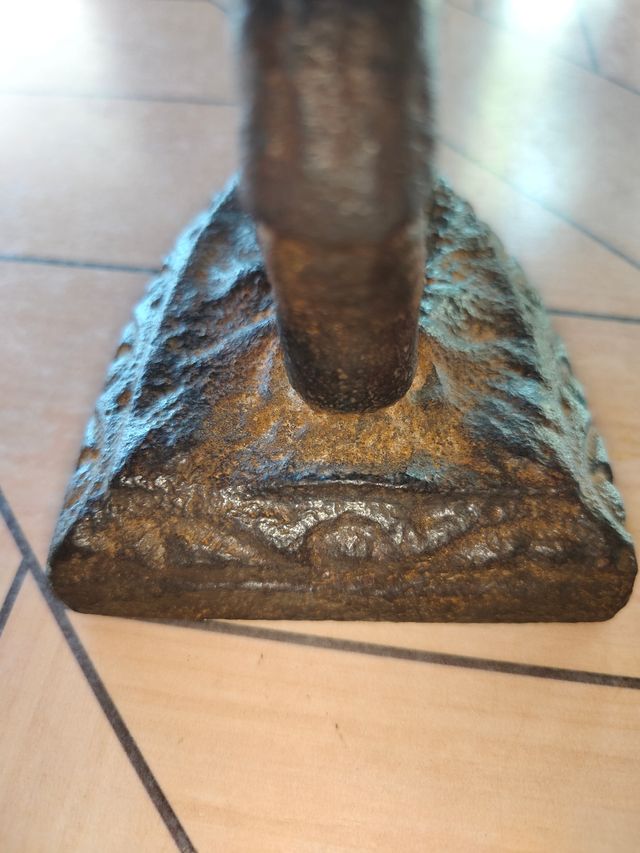 Plancha antigua de hierro - Decorativa