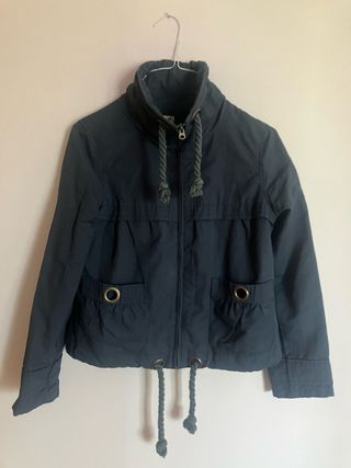Cazadora azul bomber