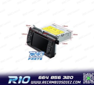 RADIO GPS ANDROID 13 PARA BMW SERIE 3 E46 PANTALLA TÁCTIL 7