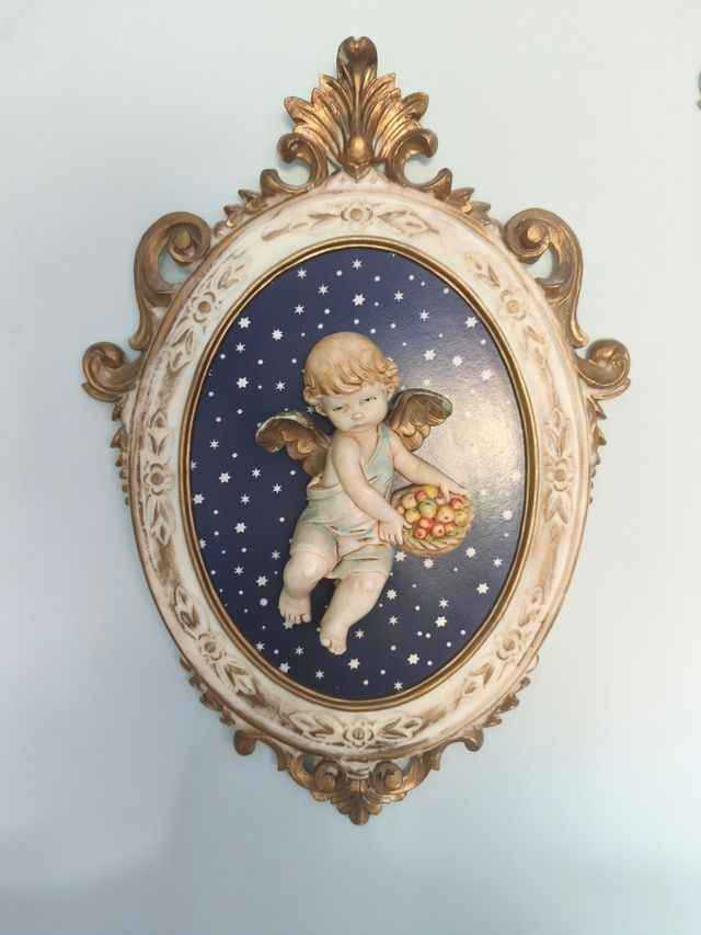 2 dipinti vintage di Little Angel