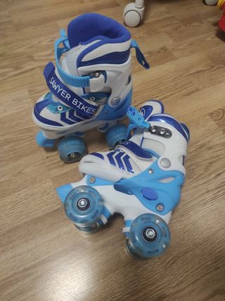Patines Sawyer infantiles ajustables, luces